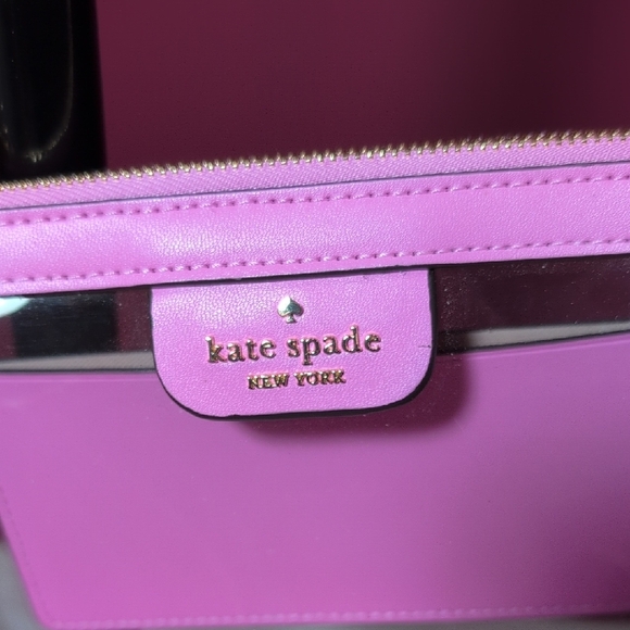 kate spade Clare Clear Small Crossbody Bag, Surf Pink in Excellent Condition! - Picture 2 of 9